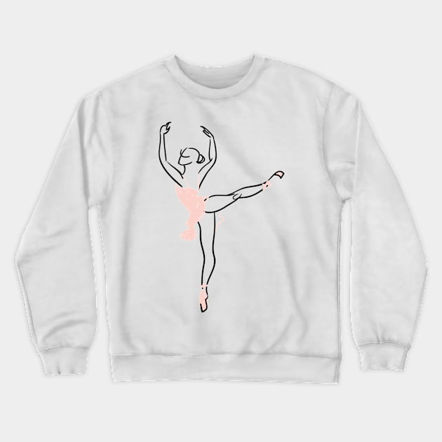 Ballet Beauty Crewneck Sweatshirt by GeneralDesignStudio